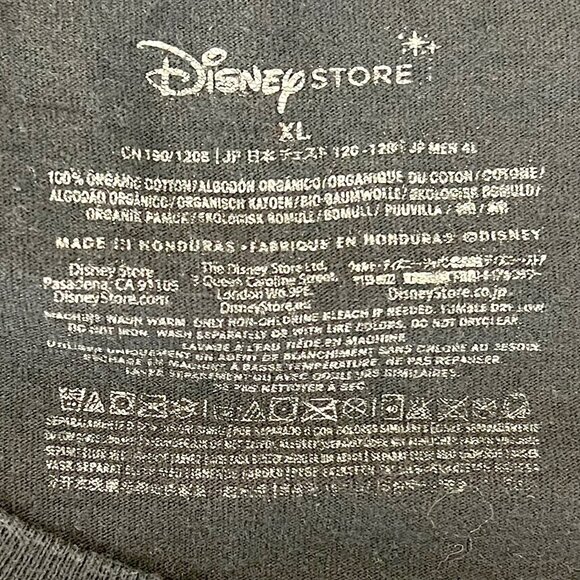 Disney Store Star Wars Darth Vader Graphic T-Shirt Size XL Black w/ Blue Graphic - Picture 5 of 12